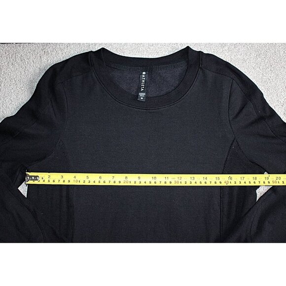 Athleta - Balance Sweatshirt Dress in Black, size Medium. Style 599867. - Picture 9 of 13